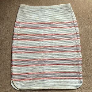 Striped Pencil Skirt